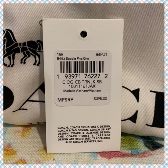 NWT Coach 1941 Turnlock Colorblock Shoulder Bag - Picture 12 of 12